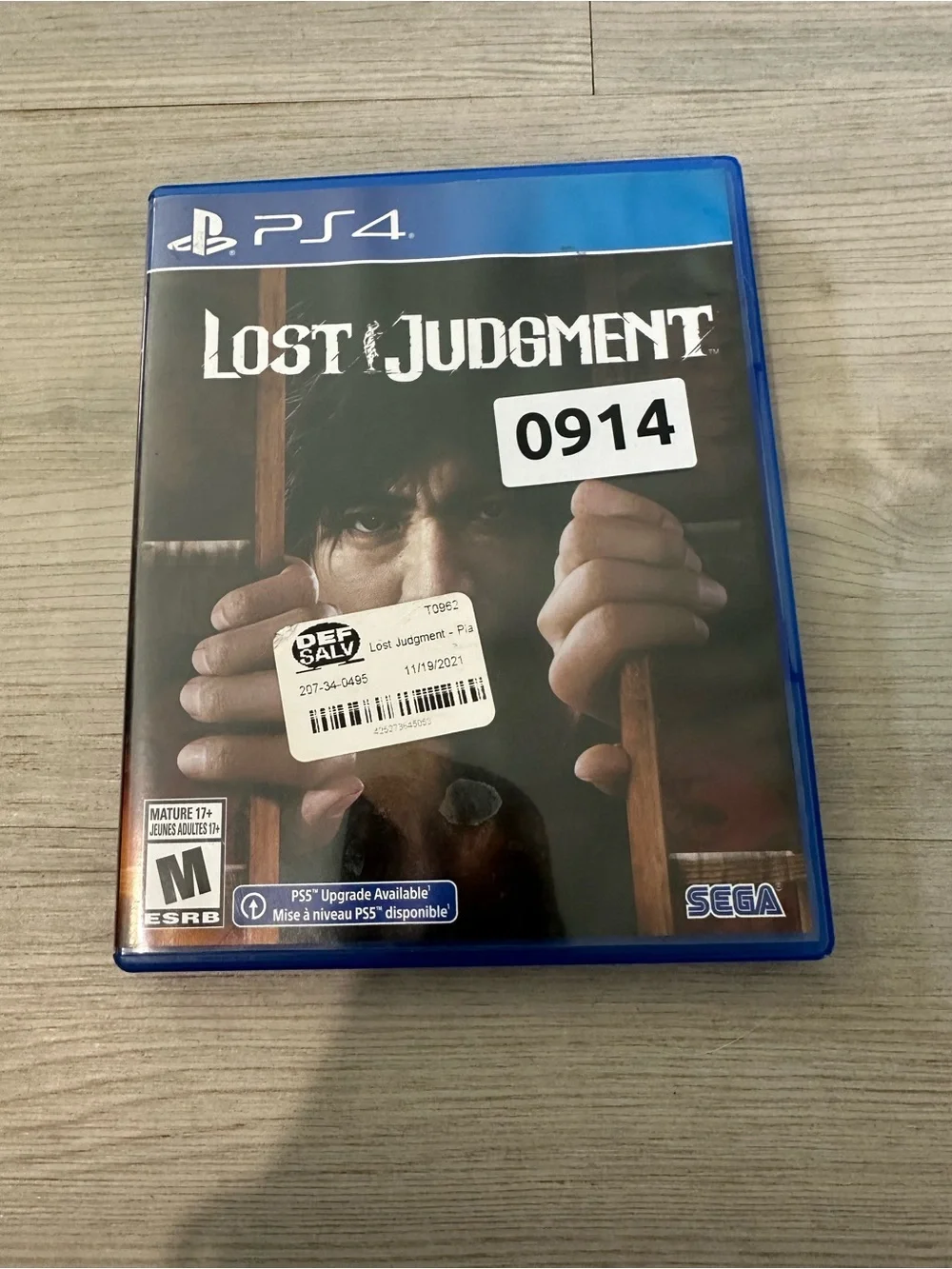 SEGA Lost Judgment PS4 PlayStation 4 Game